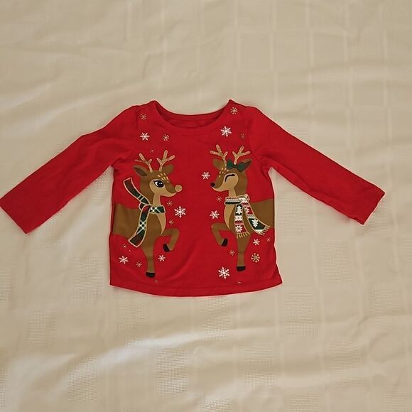 Holiday Time Baby Girl Bundle Pack Christmas Sweater And Blanket 12 Months Red - Picture 3 of 16